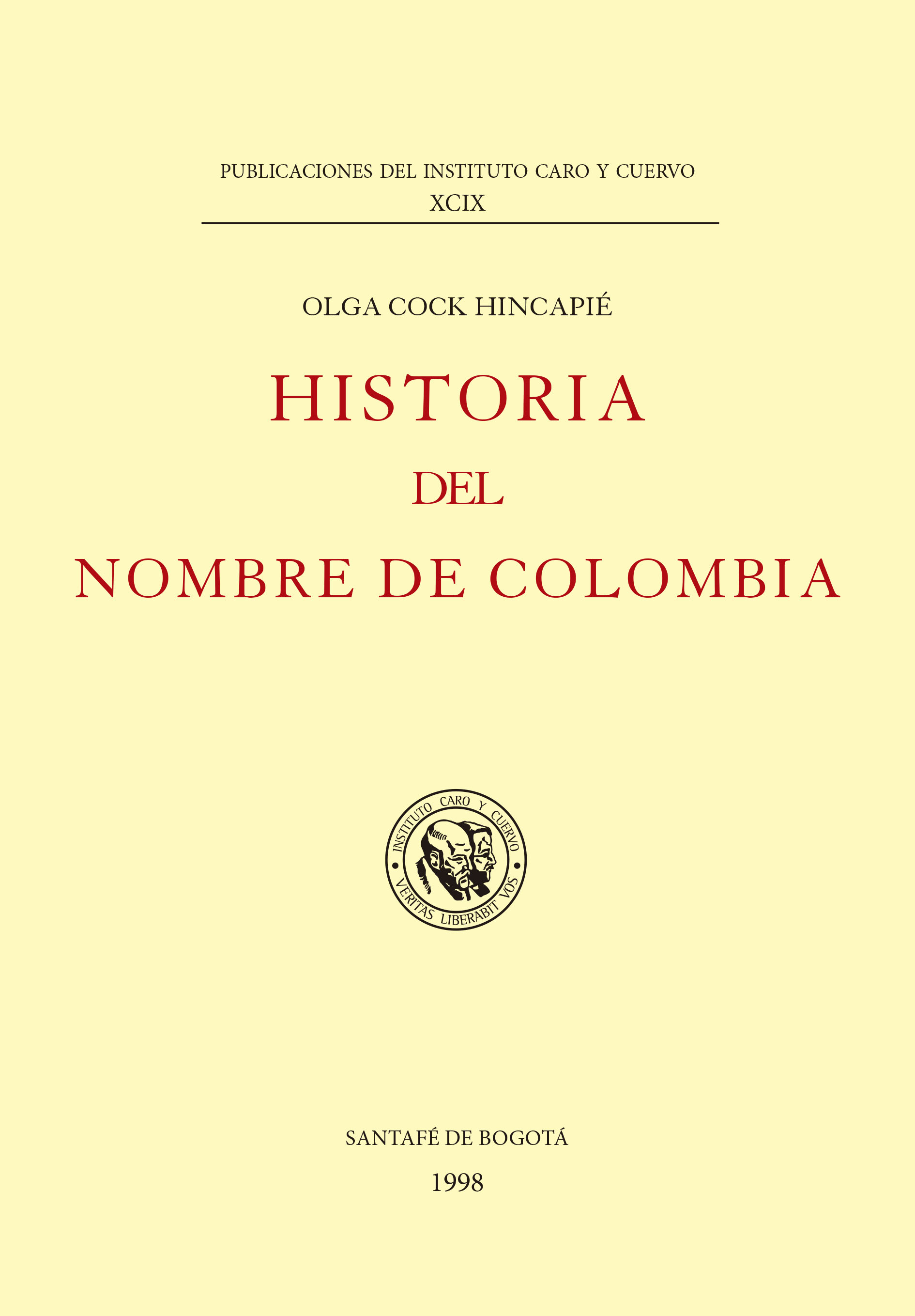 Historia del nombre de Colombia